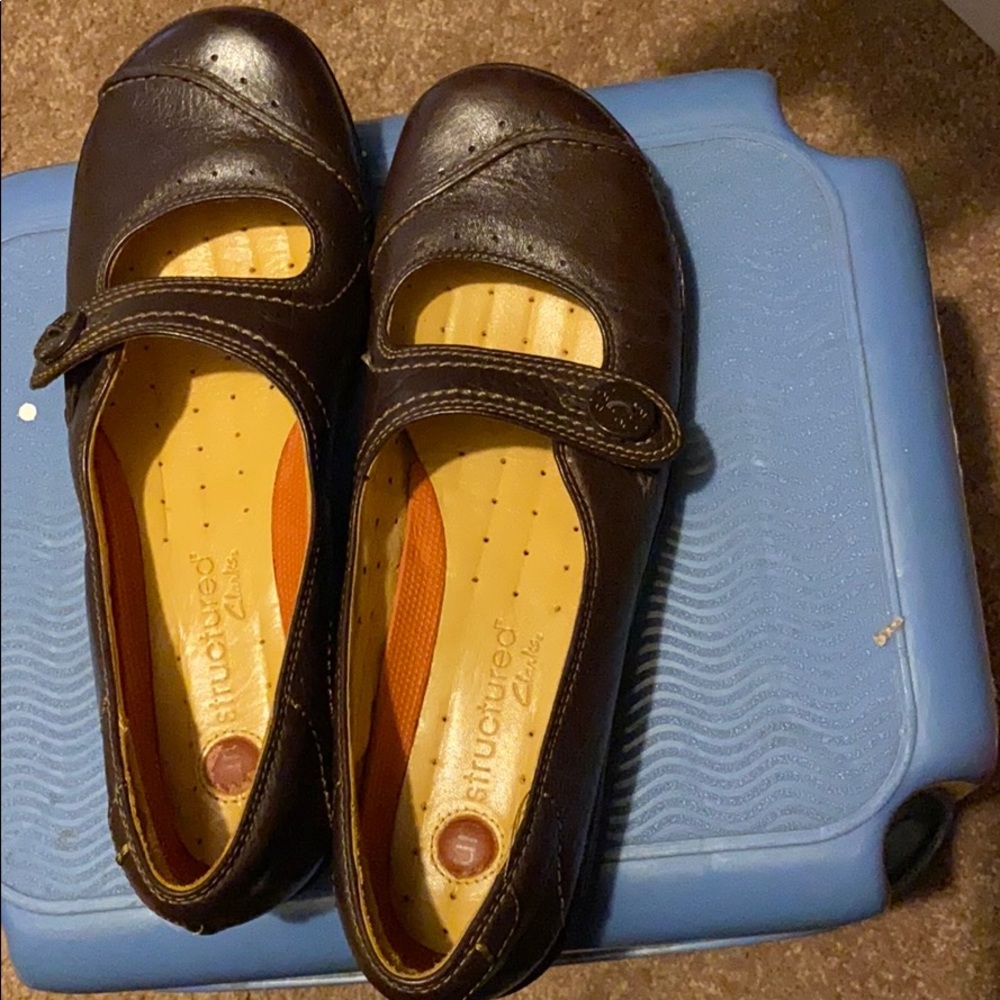 Clark’s unstructured Mary Jane shoes
